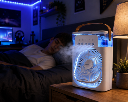 Midnight Air™ | 3 in 1 Personal Bedside Cooling System